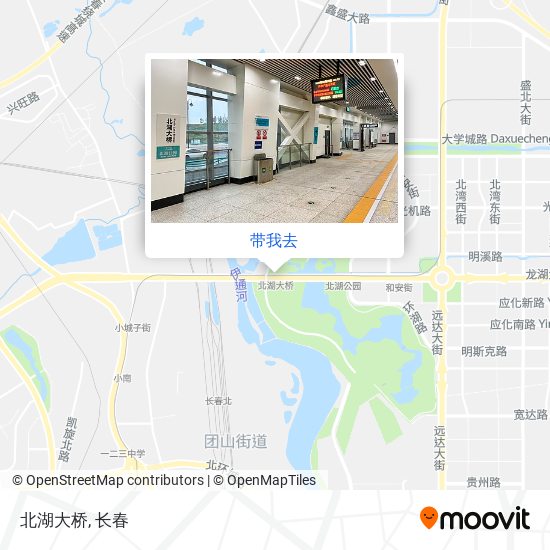 北湖大桥地图