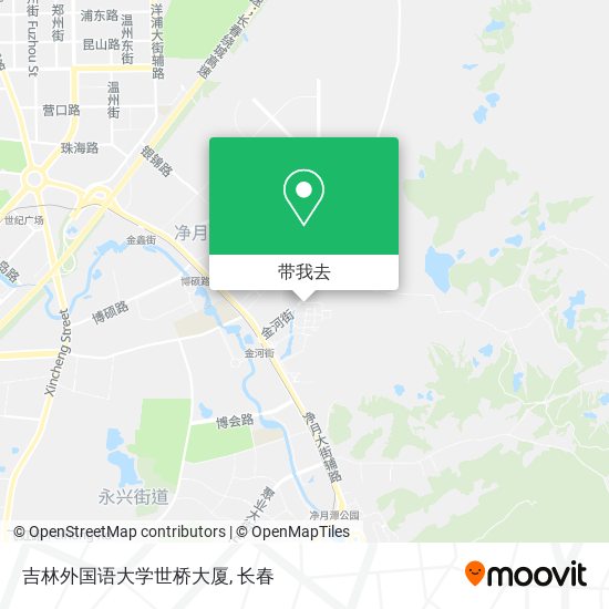 吉林外国语大学世桥大厦地图