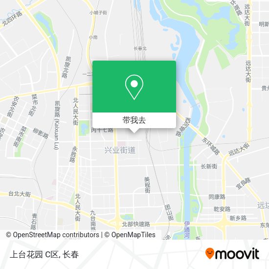 上台花园 C区地图