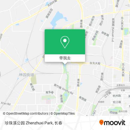 珍珠溪公园 Zhenzhuxi Park地图