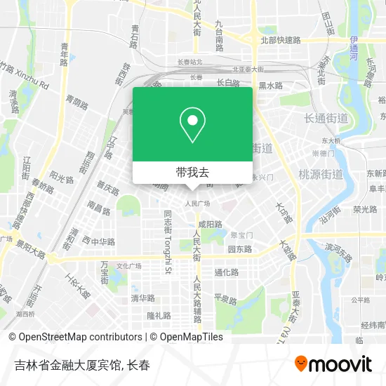 吉林省金融大厦宾馆地图