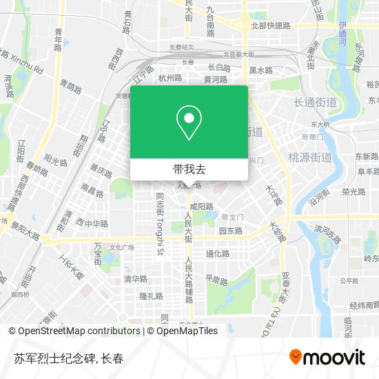 苏军烈士纪念碑地图