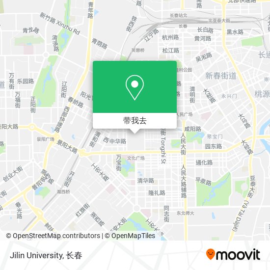 Jilin University地图