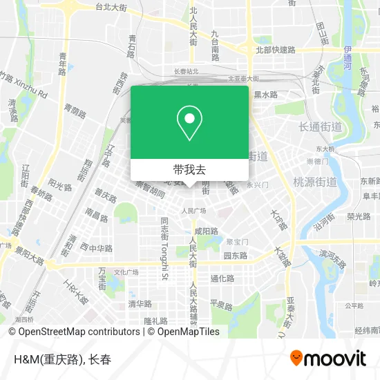 H&M(重庆路)地图