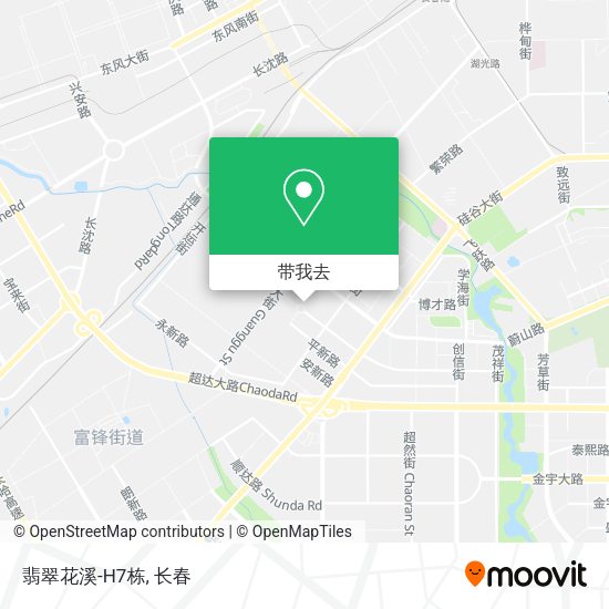 翡翠花溪-H7栋地图