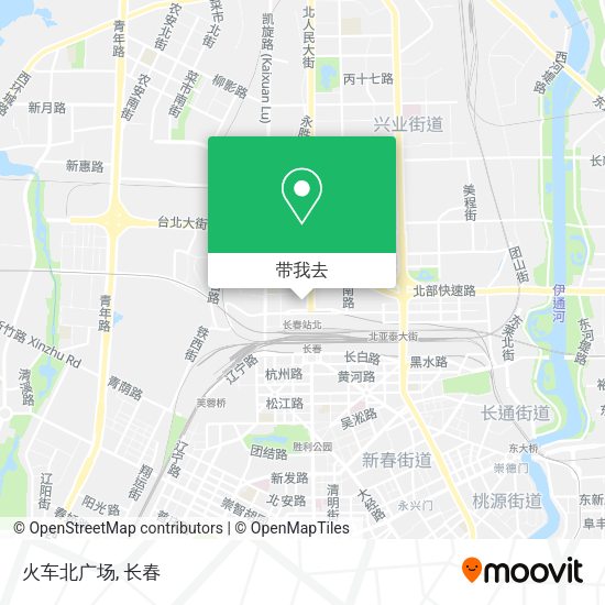 火车北广场地图