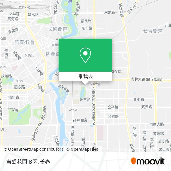 吉盛花园-B区地图