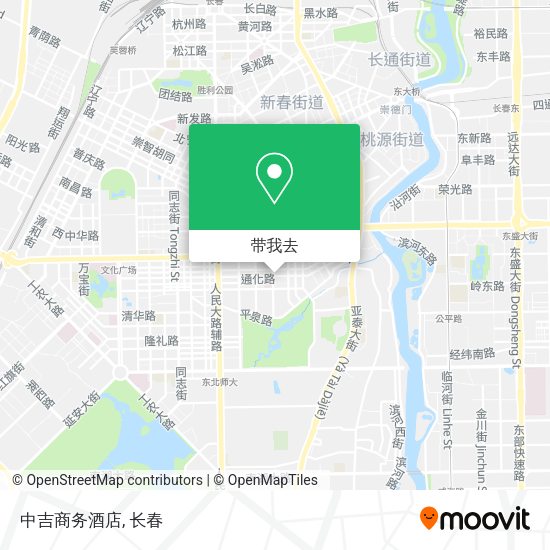 中吉商务酒店地图
