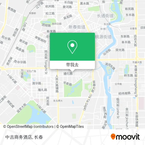 中吉商务酒店地图