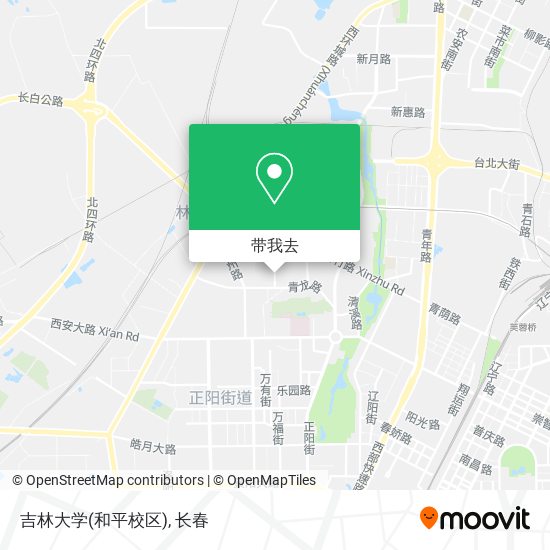 吉林大学(和平校区)地图