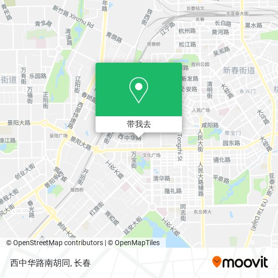 西中华路南胡同地图