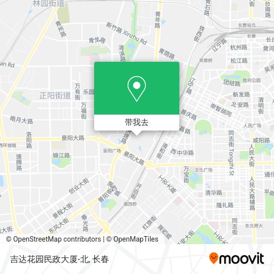 吉达花园民政大厦-北地图
