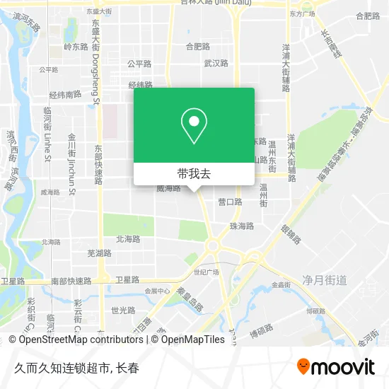 久而久知连锁超市地图