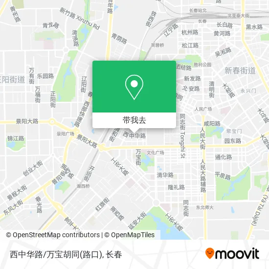 西中华路/万宝胡同(路口)地图