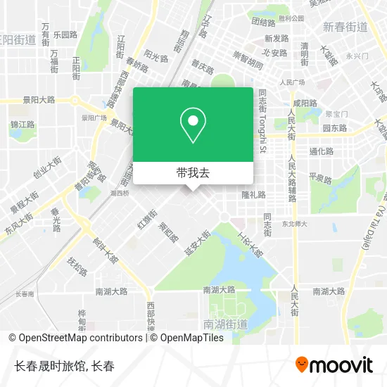 长春晟时旅馆地图