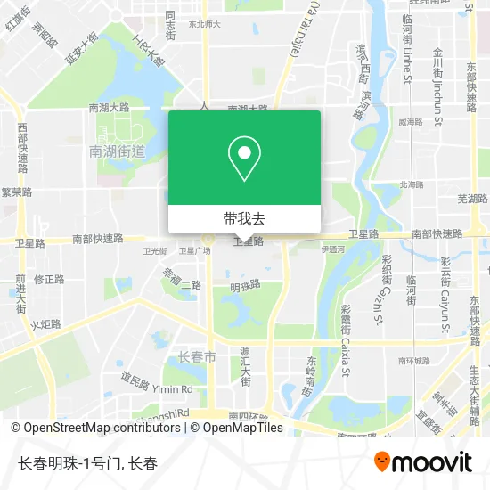 长春明珠-1号门地图