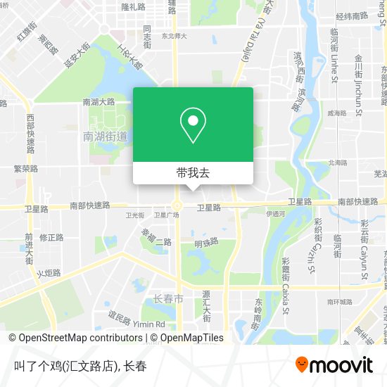 叫了个鸡(汇文路店)地图