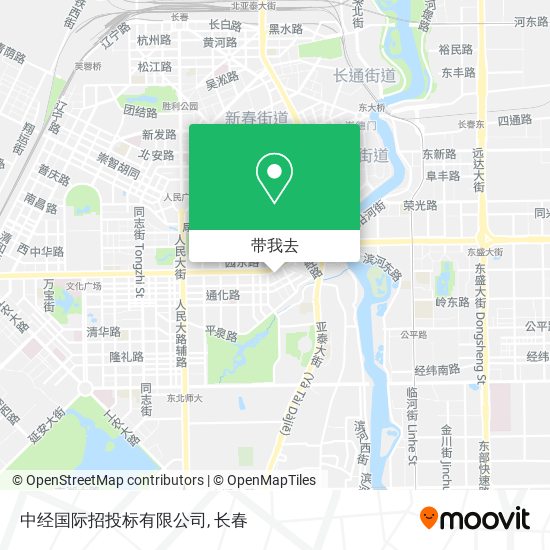 中经国际招投标有限公司地图