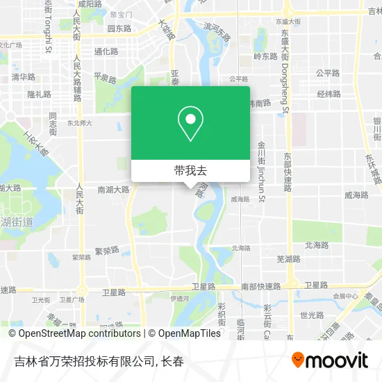 吉林省万荣招投标有限公司地图