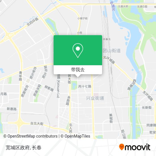 宽城区政府地图