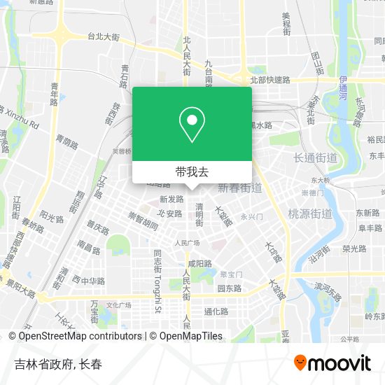 吉林省政府地图