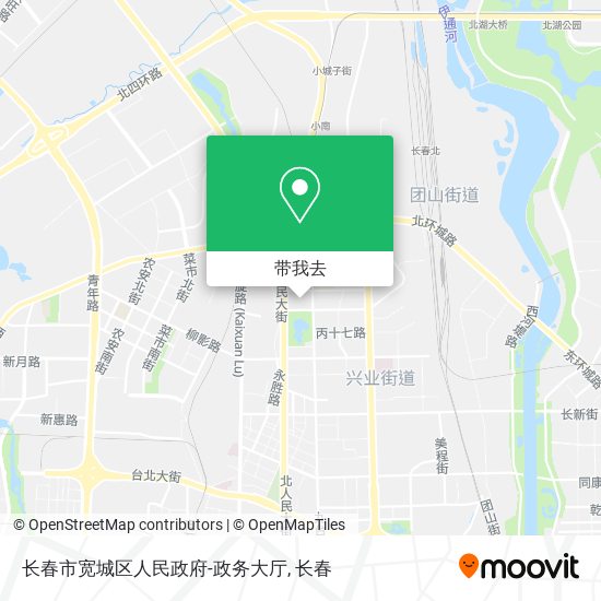 长春市宽城区人民政府-政务大厅地图
