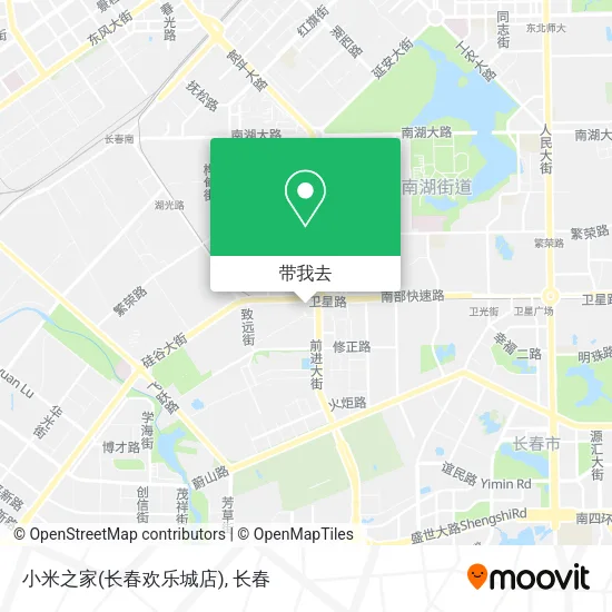 小米之家(长春欢乐城店)地图
