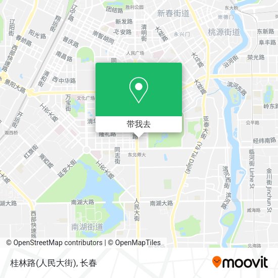 桂林路(人民大街)地图