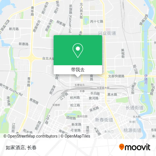 如家酒店地图