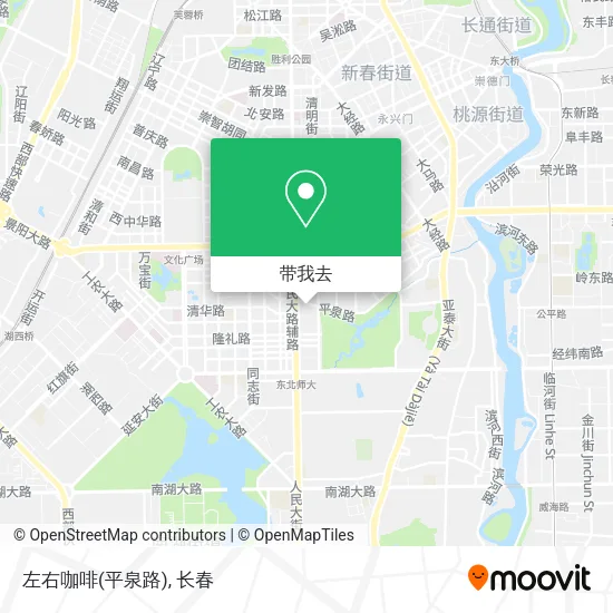 左右咖啡(平泉路)地图