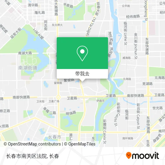 长春市南关区法院地图