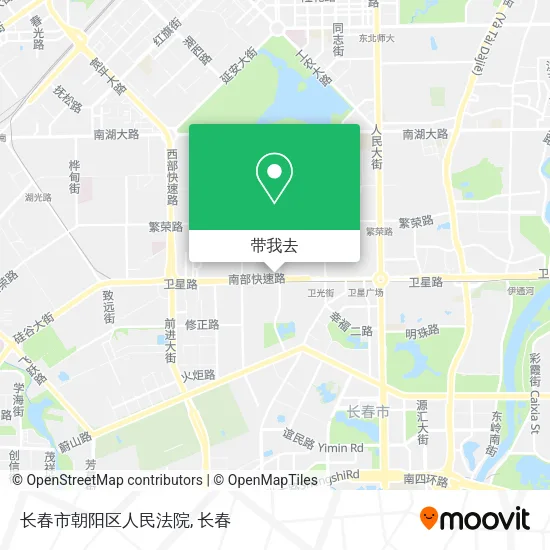 长春市朝阳区人民法院地图
