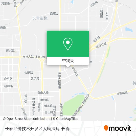 长春经济技术开发区人民法院地图