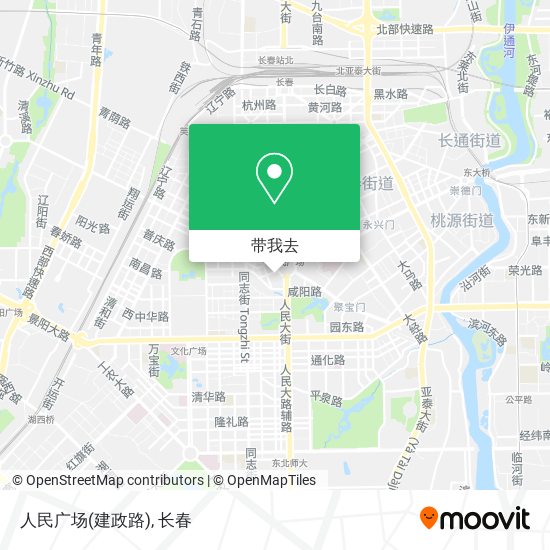 人民广场(建政路)地图