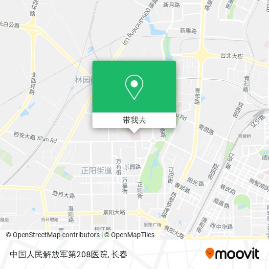 中国人民解放军第208医院地图