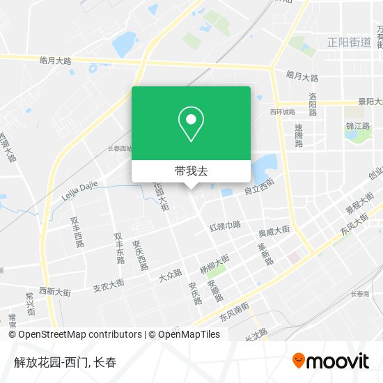 解放花园-西门地图