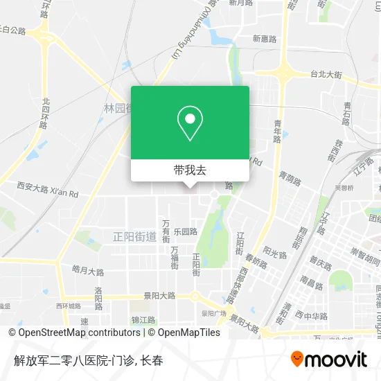 解放军二零八医院-门诊地图