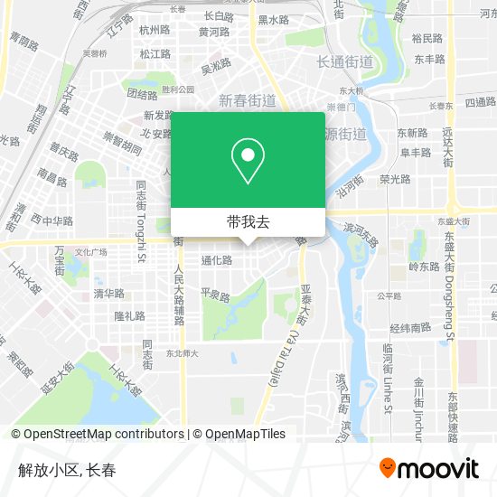 解放小区地图