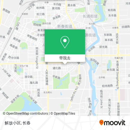 解放小区地图