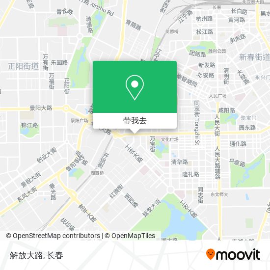 解放大路地图