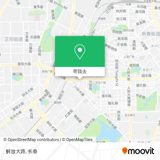 解放大路地图
