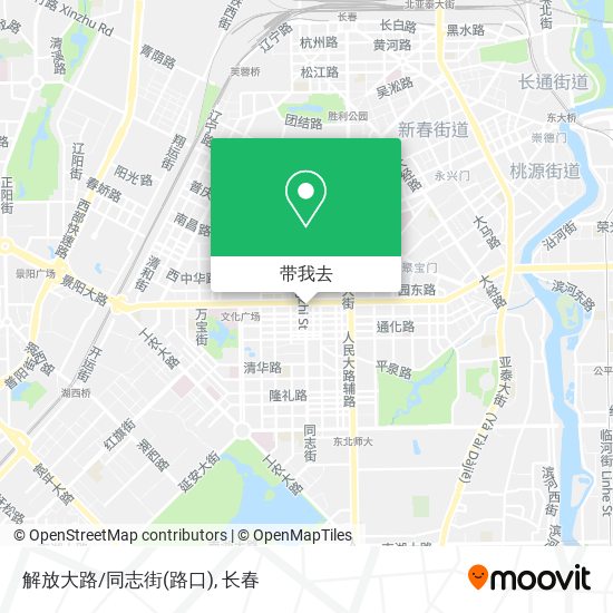 解放大路/同志街(路口)地图