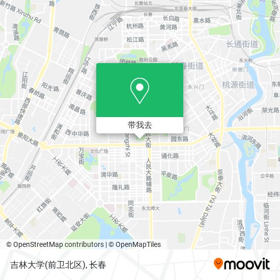 吉林大学(前卫北区)地图