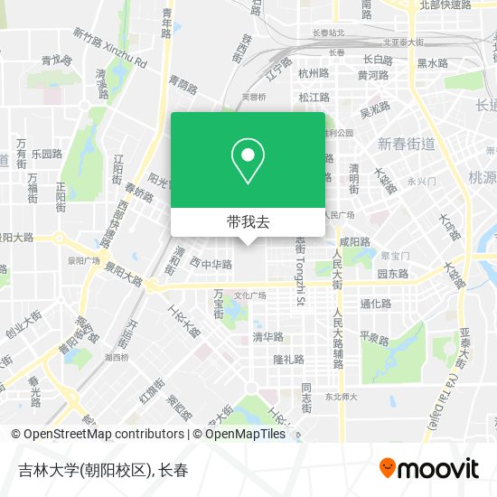 吉林大学(朝阳校区)地图