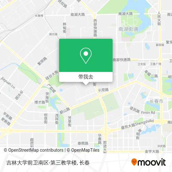 吉林大学前卫南区-第三教学楼地图