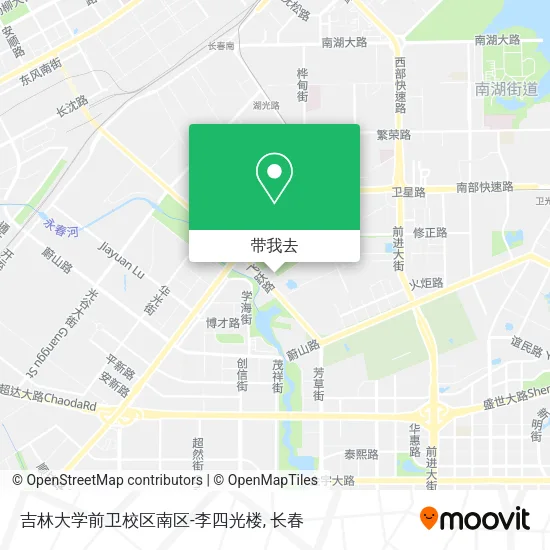 吉林大学前卫校区南区-李四光楼地图