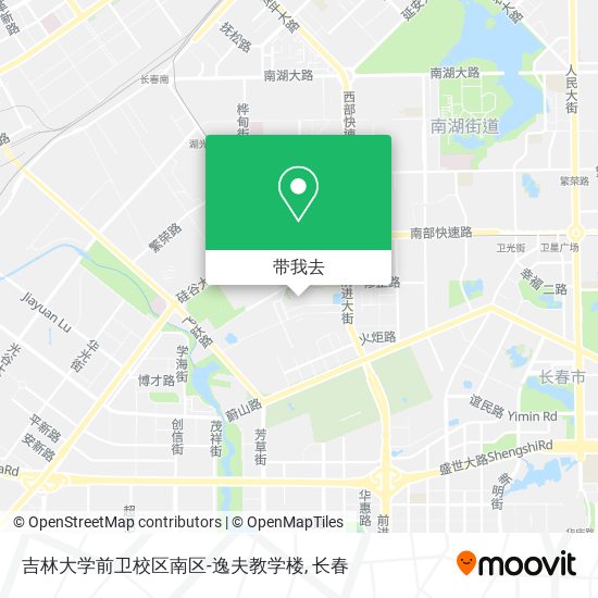 吉林大学前卫校区南区-逸夫教学楼地图