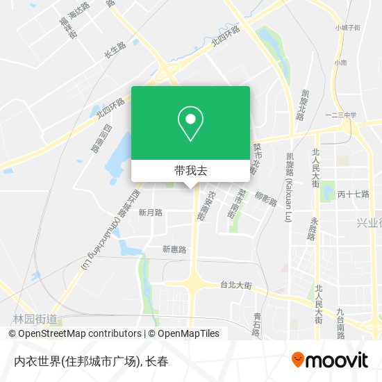 内衣世界(住邦城市广场)地图