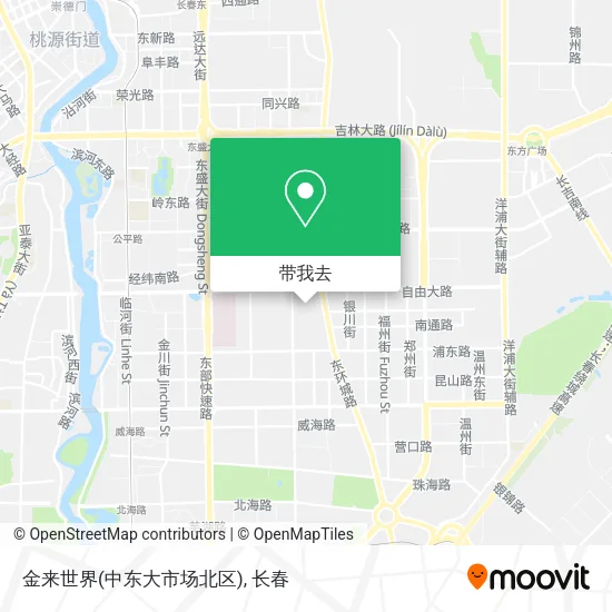 金来世界(中东大市场北区)地图