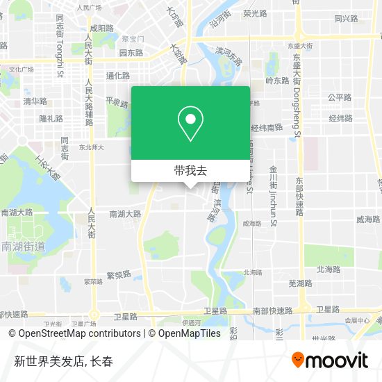 新世界美发店地图